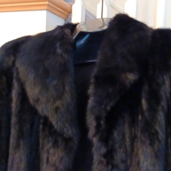 Fredrick & Nelson 100% Black Mink Coat! Vintage, heirloom quality, Maxi length - Picture 2 of 7